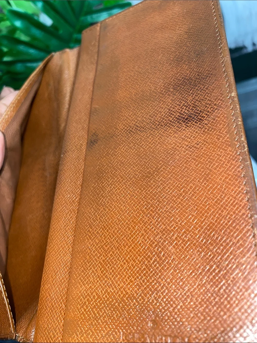 Authentic Louis Vuitton Monogram checkbook/phone holder